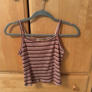 Active USA brand, multicolor striped tank top